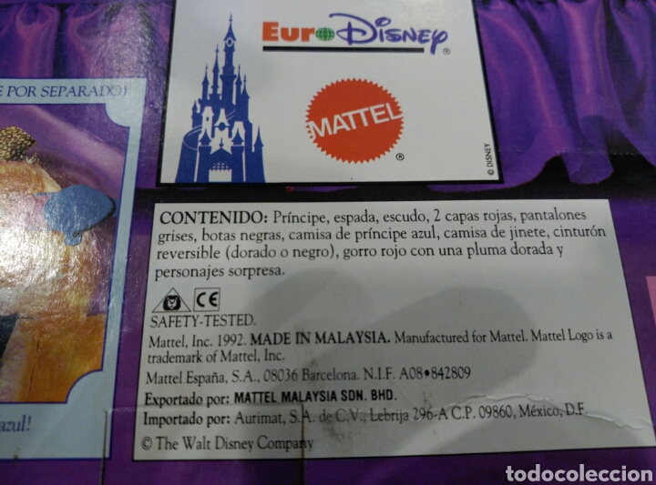 Juguete original príncipe felipe de disney de l - Sold through 