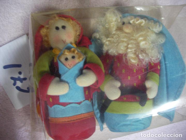 Mu&ntilde;ecas modernas: LOTE DE ANTIGUOS MU&Ntilde;ECOS DE TRAPO - Foto 1