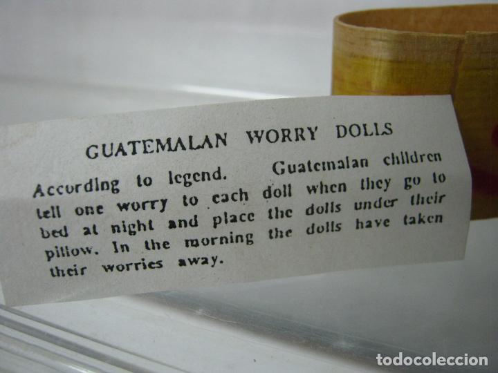 Mu&ntilde;ecas modernas: Mu&ntilde;ecas miniatura Guatemala con leyenda - Foto 3