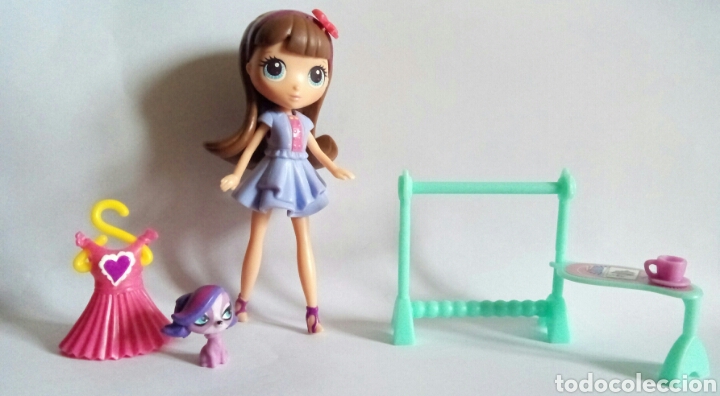 Mu&ntilde;ecas modernas: Mu&ntilde;eca little Pet Shop. - Foto 2