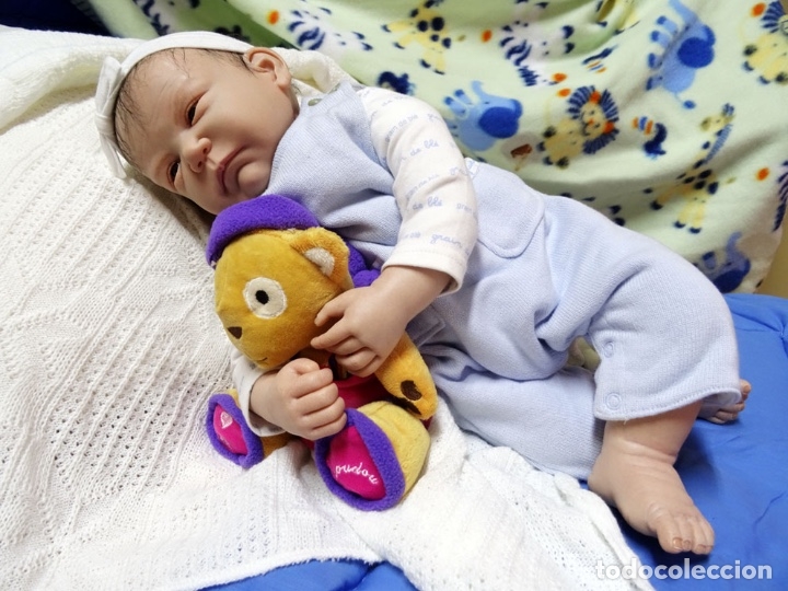 Mu&ntilde;ecas modernas: Mu&ntilde;eca reborn Bauke de Carine Devriese con certificado - Foto 2