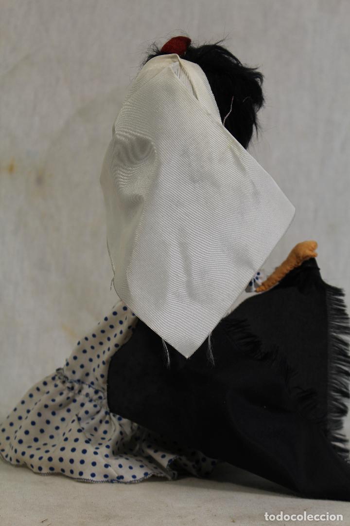 Mu&ntilde;ecas modernas: mu&ntilde;eca bailarina chotis de tela - Foto 5