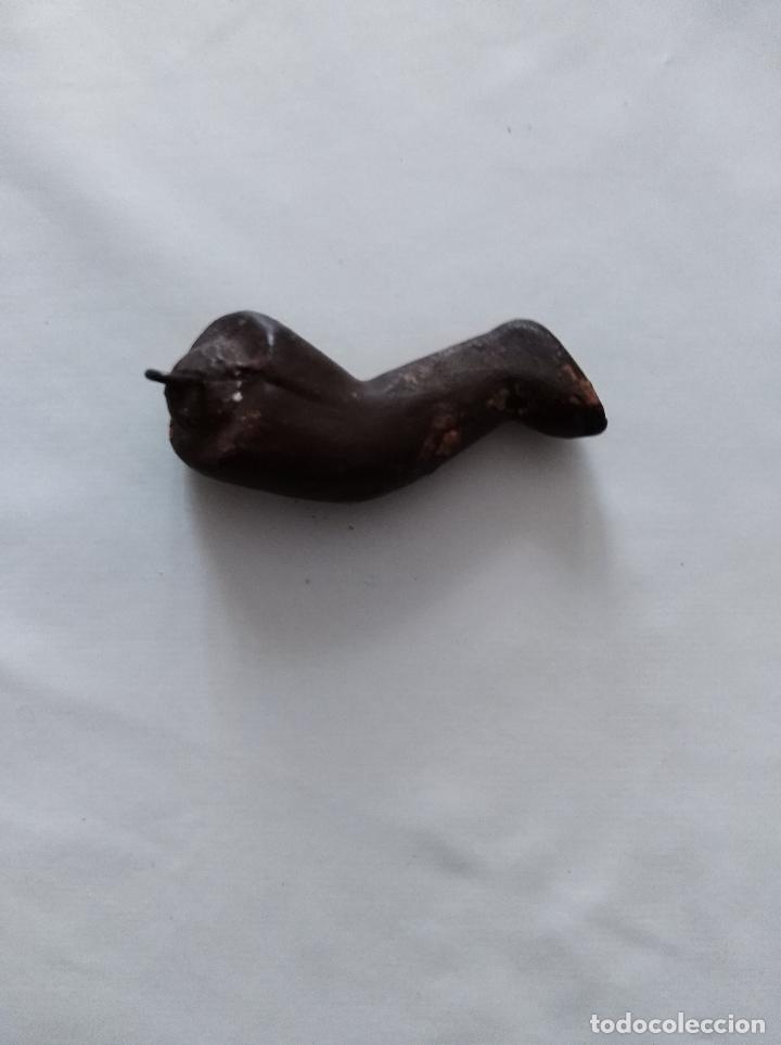 Mu&ntilde;ecas modernas: Pierna mu&ntilde;eca de barro pintada a mano - Foto 1