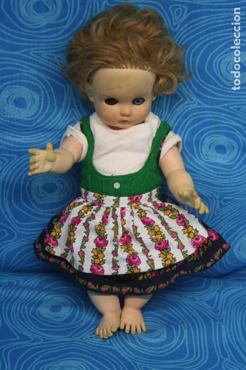 Mu&ntilde;ecas modernas: ANTIGUA MU&Ntilde;ECA MARCADA CON UNA M EN EL CUELLO - Foto 2