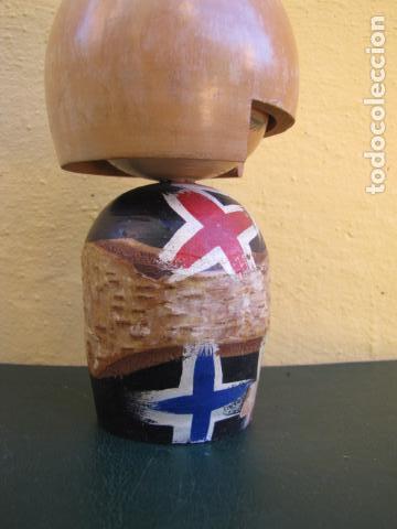 Mu&ntilde;ecas modernas: Mu&ntilde;eca japonesa Kokeshi. madera - Foto 4