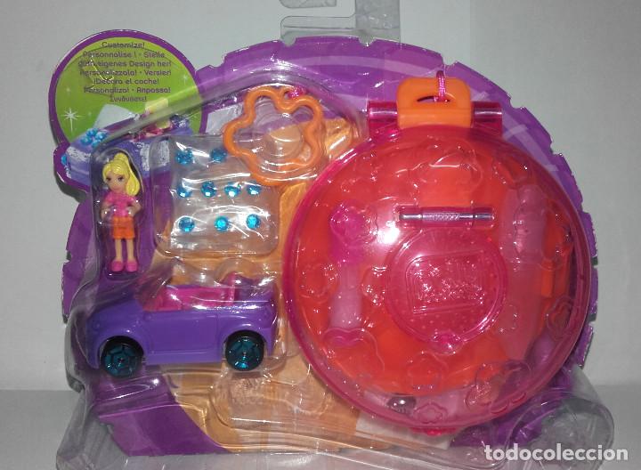 Mu&ntilde;ecas modernas: CAJA MU&Ntilde;ECA POLLY POCKET CON COCHE - Foto 1