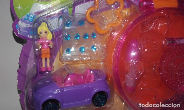 Mu&ntilde;ecas modernas: CAJA MU&Ntilde;ECA POLLY POCKET CON COCHE - Foto 2