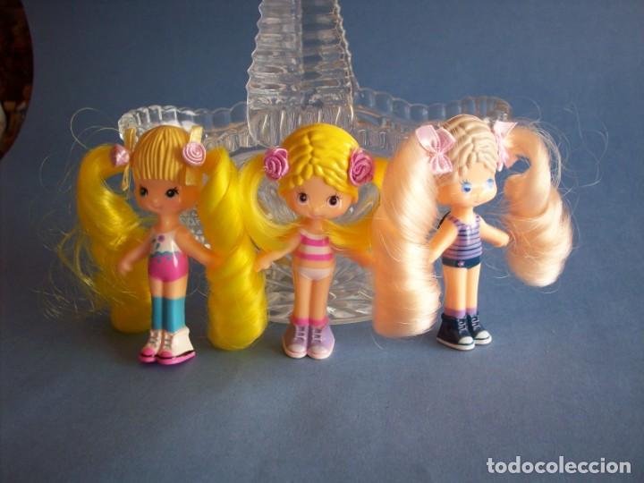 Mu&ntilde;ecas modernas: 3 ni&ntilde;as con iman y pelo - Foto 3