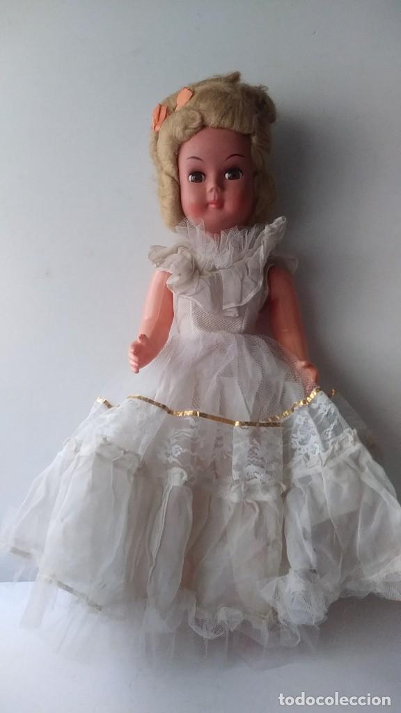 Mu&ntilde;ecas modernas: ANTIGUA MU&Ntilde;ECA DE CELULOIDE - Foto 1