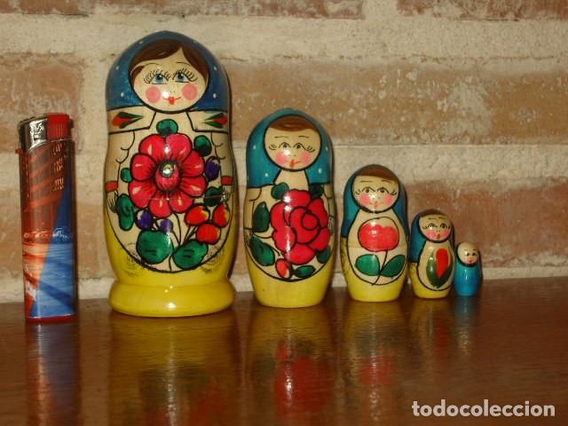 Mu&ntilde;ecas modernas: MATRIOSHKA,MU&Ntilde;ECA RUSA DE MADERA PINTADA A MANO. - Foto 2