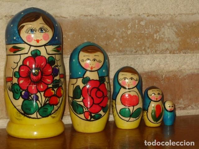Mu&ntilde;ecas modernas: MATRIOSHKA,MU&Ntilde;ECA RUSA DE MADERA PINTADA A MANO. - Foto 3