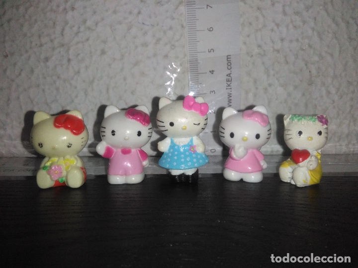 Mu&ntilde;ecas modernas: lote mu&ntilde;ecas peque&ntilde;itas de hello kitty l1 - Foto 1