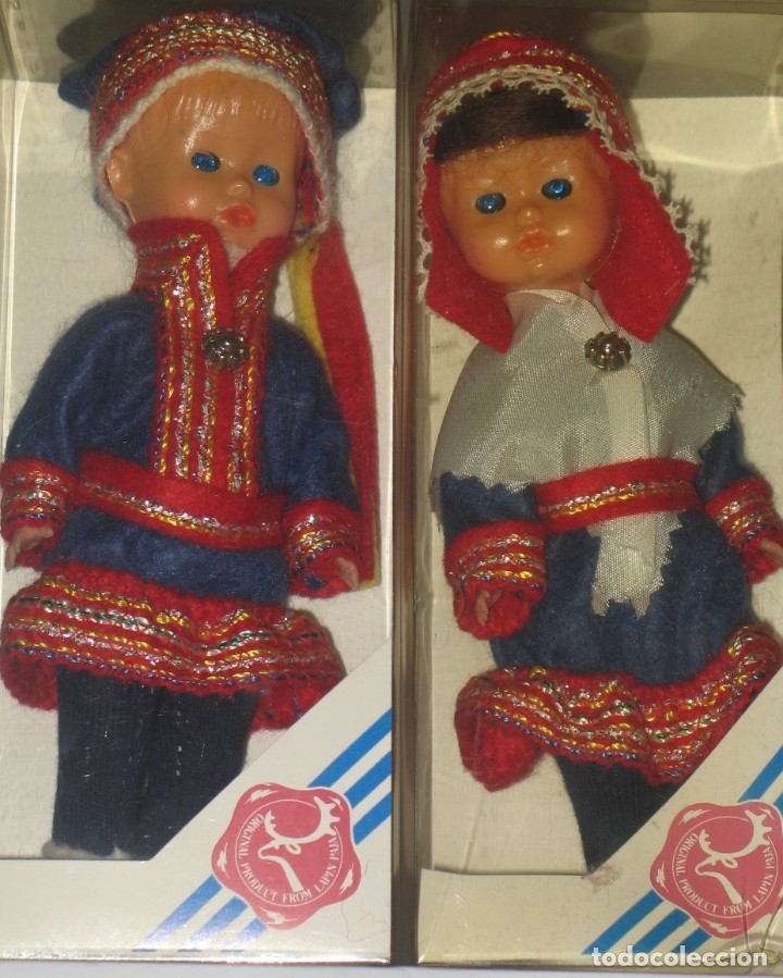 Mu&ntilde;ecas modernas: PAREJA DE MU&Ntilde;ECAS DE FINLANDIA - Foto 1