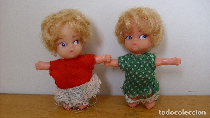 Mu&ntilde;ecas modernas: ANTIGUOS MU&Ntilde;ECOS LIDDLE KIDDLES A&Ntilde;OS 60 - Foto 1