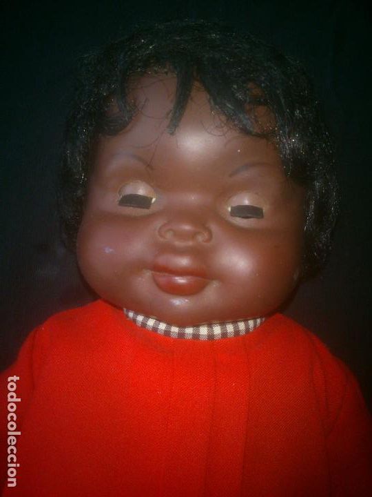 Mu&ntilde;ecas modernas: ANTIGUA MU&Ntilde;ECA NEGRA SIN / MARCA. - Foto 4