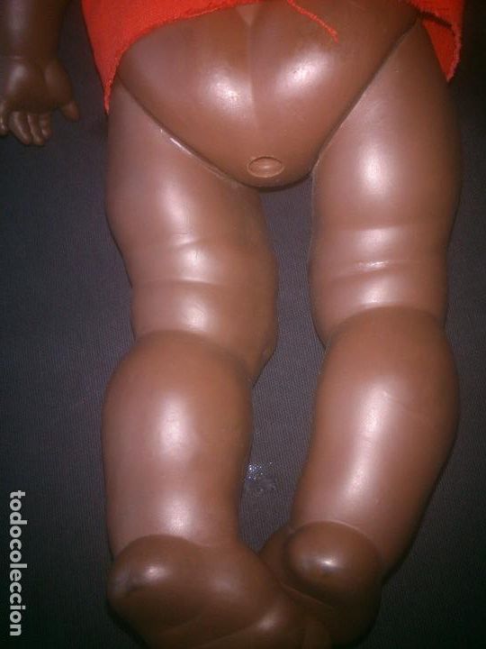 Mu&ntilde;ecas modernas: ANTIGUA MU&Ntilde;ECA NEGRA SIN / MARCA. - Foto 6