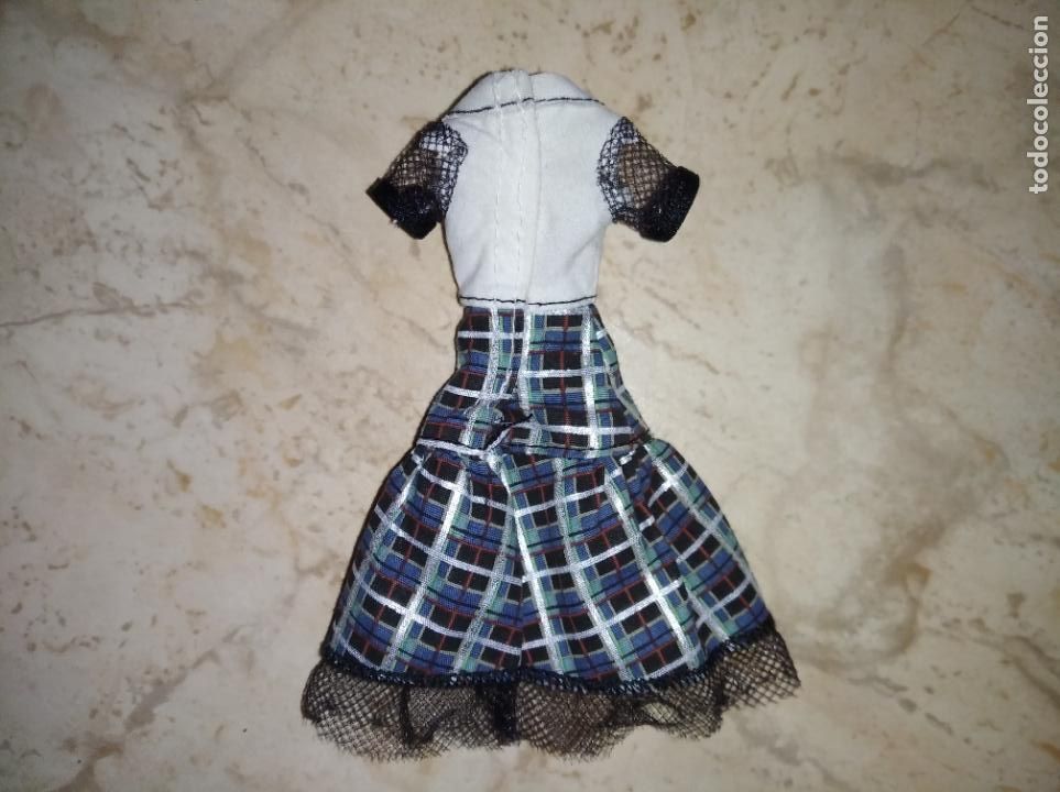 Mu&ntilde;ecas modernas: Vestido de mu&ntilde;eca monster high frankie - Foto 2