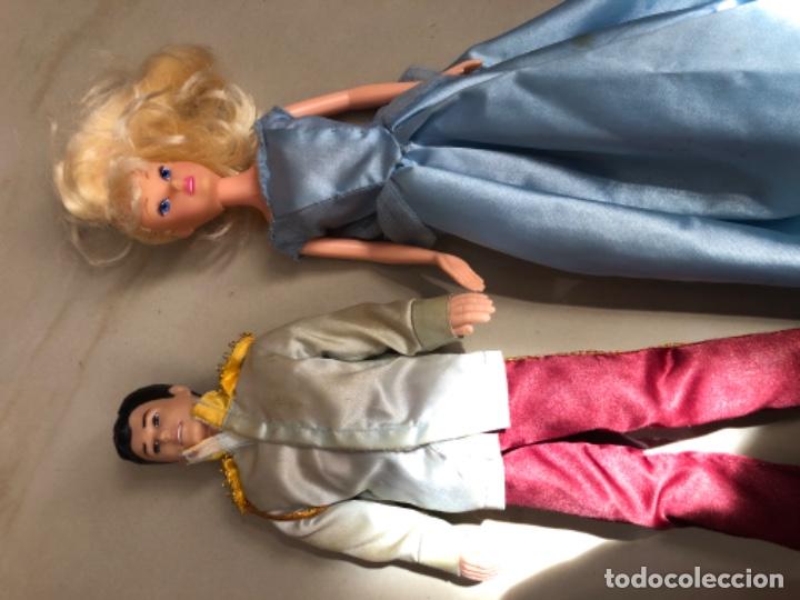 Mu&ntilde;ecas modernas: Mu&ntilde;eco y mu&ntilde;eca de la cenicienta de marca Simba - Foto 1