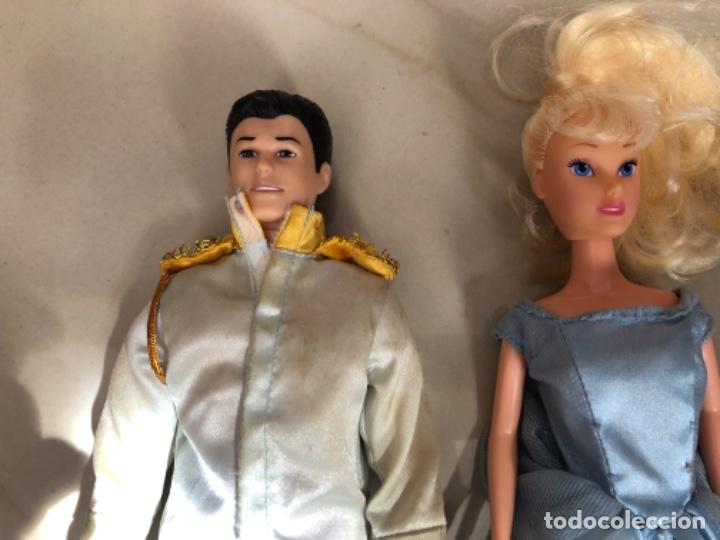 Mu&ntilde;ecas modernas: Mu&ntilde;eco y mu&ntilde;eca de la cenicienta de marca Simba - Foto 2