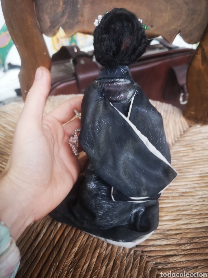 Mu&ntilde;ecas modernas: Mu&ntilde;eca tradicional con kimono 21 cm - Foto 4