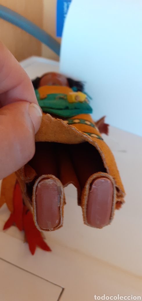 Mu&ntilde;ecas modernas: MU&Ntilde;ECA INDIA DE CELULOIDE CREO - Foto 9