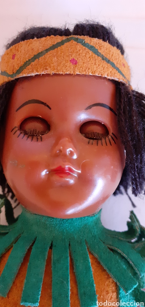 Mu&ntilde;ecas modernas: MU&Ntilde;ECA INDIA DE CELULOIDE CREO - Foto 11