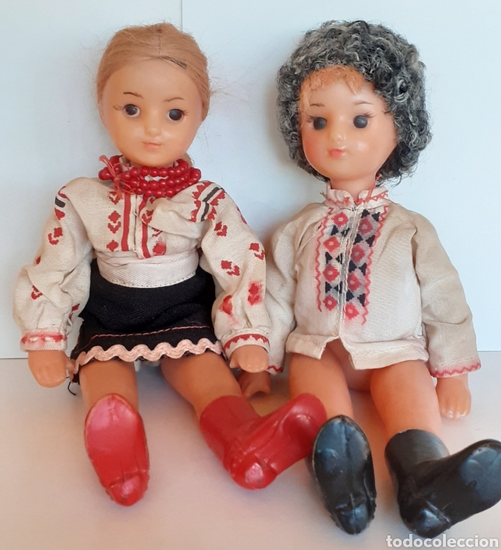 Mu&ntilde;ecas modernas: PAREJA DE MU&Ntilde;ECOS RUSOS PL&Aacute;STICO DURO - Foto 2
