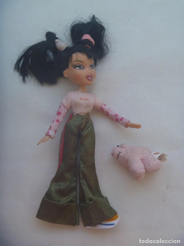 Mu&ntilde;ecas Modernas: LOTE DE MU&Ntilde;ECA BRATZ : MU&Ntilde;ECA ( A LA QUE LE FALTA UN ZAPATO ) Y OSITO DE PELUCHE