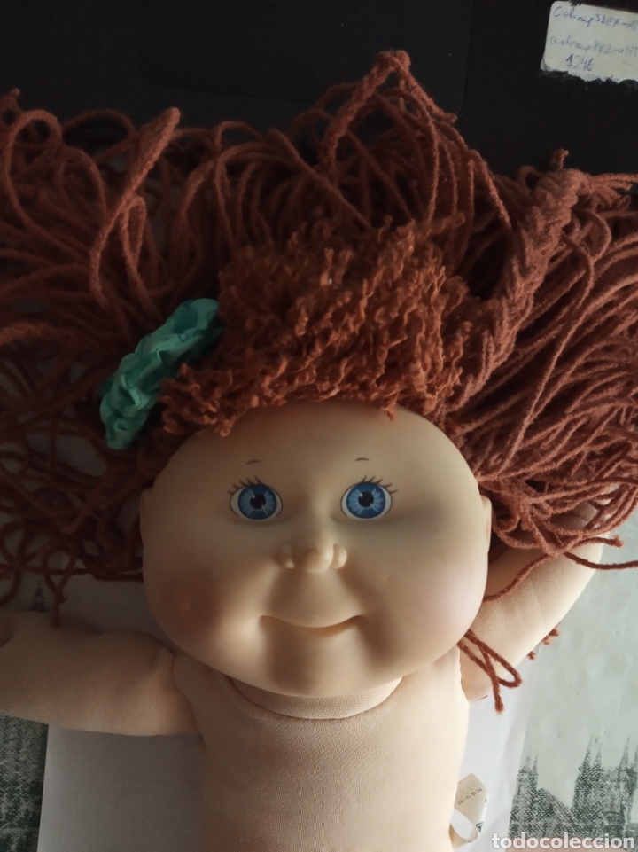 Mu&ntilde;ecas modernas: Mu&ntilde;eca Repollo Cabbage Patch primera edici&oacute;n 1990, Hasbro firmada numero 40 - Foto 3