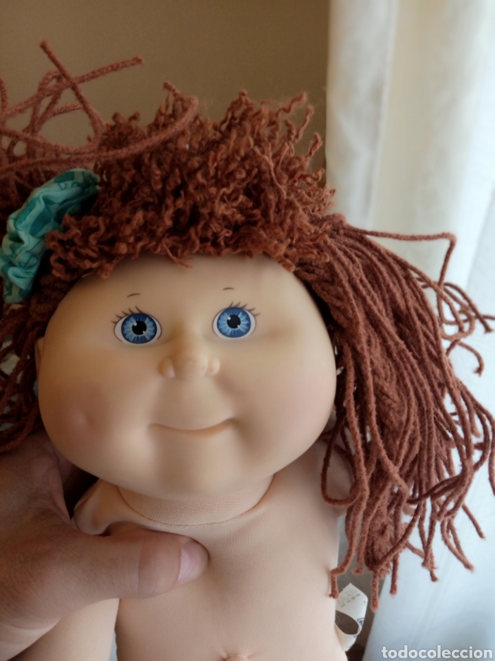 Mu&ntilde;ecas modernas: Mu&ntilde;eca Repollo Cabbage Patch primera edici&oacute;n 1990, Hasbro firmada numero 40 - Foto 2