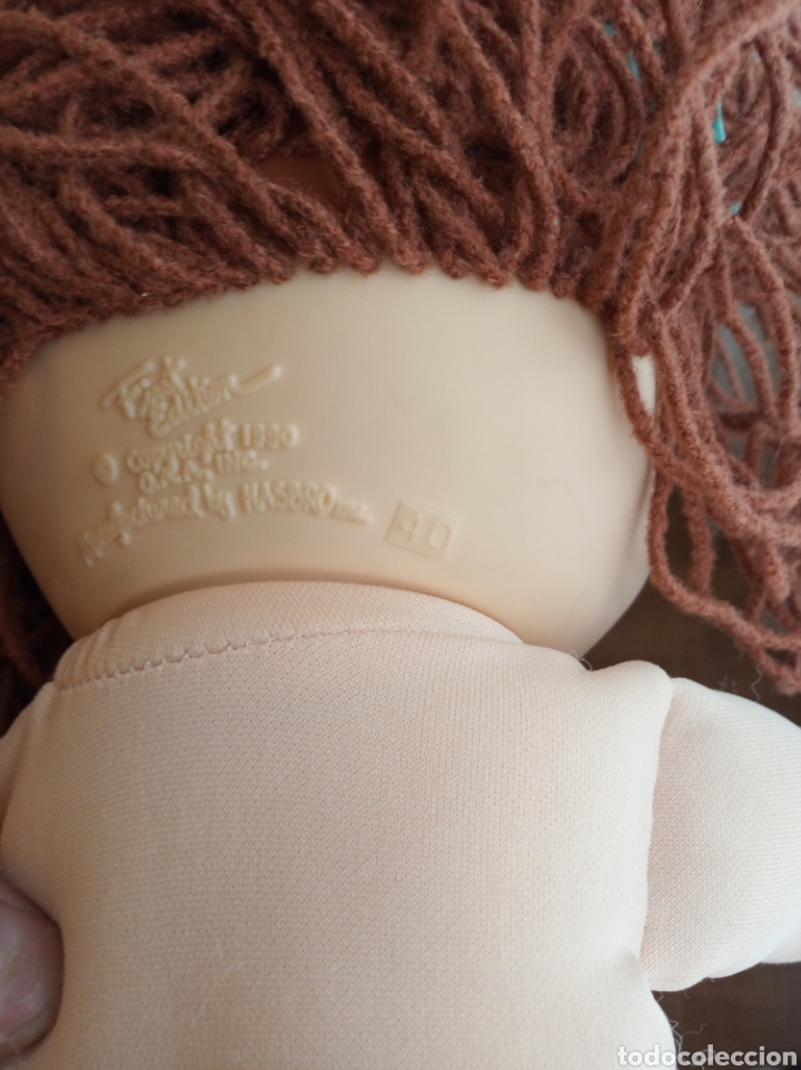Mu&ntilde;ecas modernas: Mu&ntilde;eca Repollo Cabbage Patch primera edici&oacute;n 1990, Hasbro firmada numero 40 - Foto 7