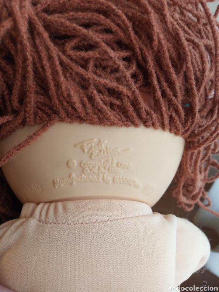 Mu&ntilde;ecas modernas: Mu&ntilde;eca Repollo Cabbage Patch primera edici&oacute;n 1990, Hasbro firmada numero 40 - Foto 8