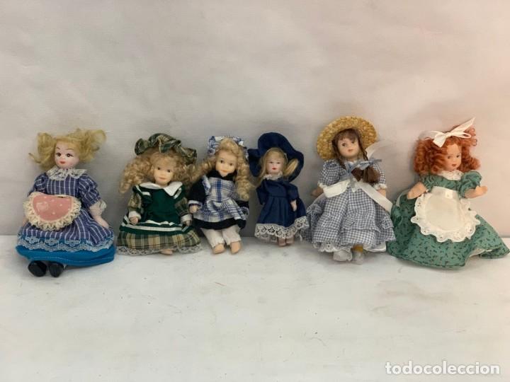 Mu&ntilde;ecas modernas: LOTE DE 6 MU&Ntilde;ECAS PEQUE&Ntilde;AS - Foto 1