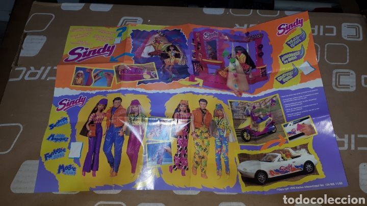 Mu&ntilde;ecas modernas: Peque&ntilde;o cat&aacute;logo mu&ntilde;eca SINDY 1993 - Foto 1