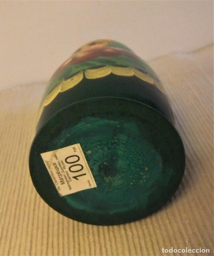 Mu&ntilde;ecas modernas: ANTIGUA MATRIUSKA DE 5 PIEZAS - Foto 3