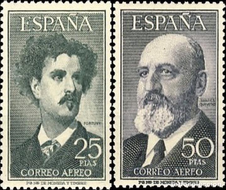 Modern Dolls: Espa&ntilde;a. A&ntilde;o 1955, Edifil 1164/65** ''Fortuny y Torres Quevedo'' (MNH).