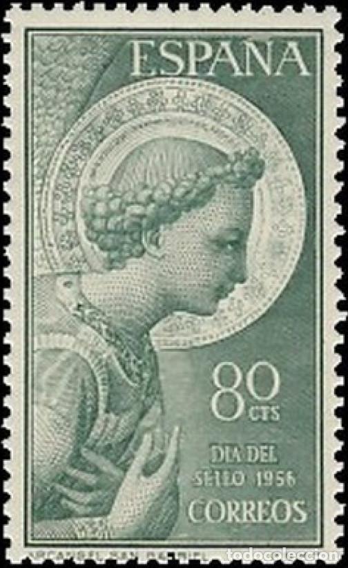 Modern Dolls: Espa&ntilde;a. A&ntilde;o 1956, Edifil 1195** ''Arc&aacute;ngel San Gabriel''./ (MNH)