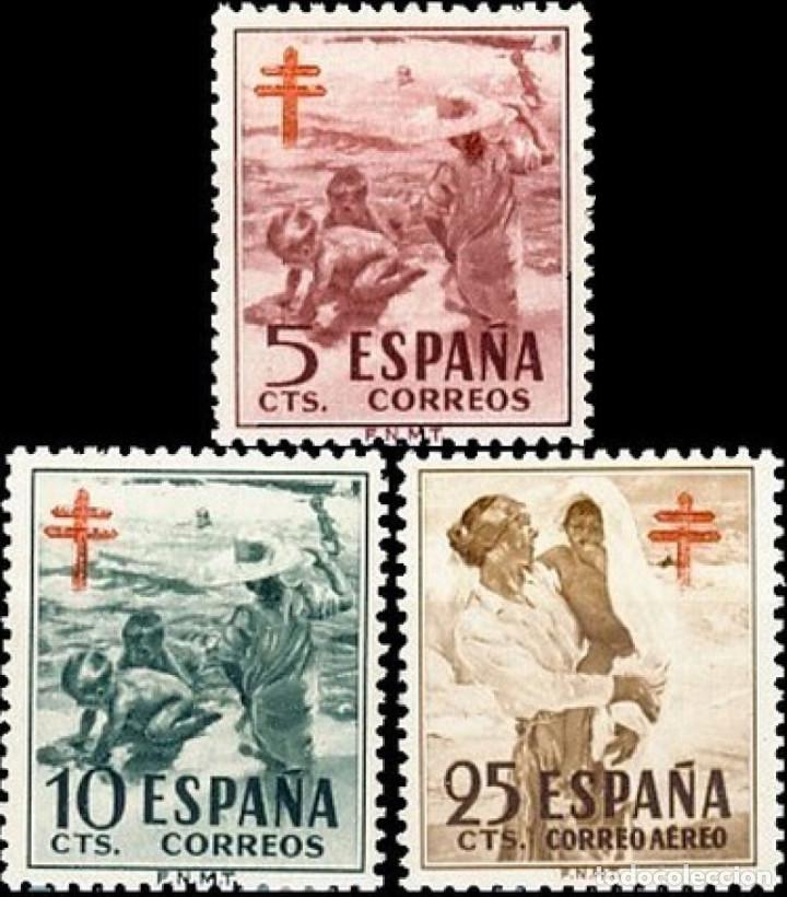 Modern Dolls: Espa&ntilde;a. A&ntilde;o 1951, Edifil 1103/05** ''Pro-Tuberculosos''./ (MNH).