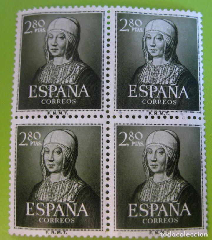 Modern Dolls: Espa&ntilde;a. A&ntilde;o 1951, Edifil 1096** en Blq.-4 ''2,80 Isabel''./ MNH (Ver tambi&eacute;n fotos del reverso).