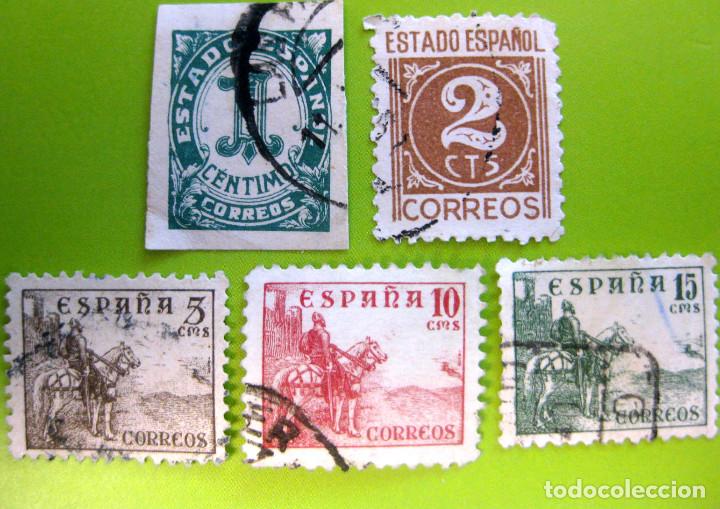 Modern Dolls: Espa&ntilde;a. A&ntilde;os 1940, Edifil 914/18 us. ''Cifras y Cid''./ (Ver foto).