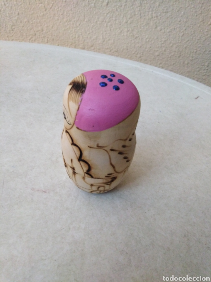 Mu&ntilde;ecas modernas: Matrioska de madera ( 5 piezas ) 12 cm - Foto 7