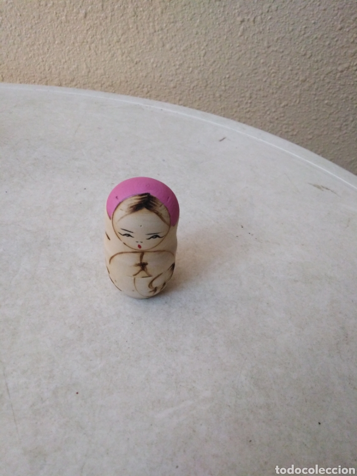 Mu&ntilde;ecas modernas: Matrioska de madera ( 5 piezas ) 12 cm - Foto 11