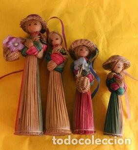 Mu&ntilde;ecas modernas: 4 MU&Ntilde;ECAS RUSAS DE PAJA - Foto 1