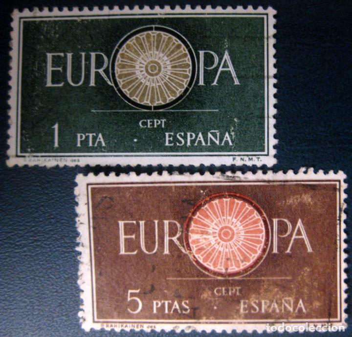 Bonecas Modernas: Espa&ntilde;a. A&ntilde;o 1960, Edifil 1294/95 us. ''EUROPA-CEPT&rdquo;./ Usados, Ver foto.