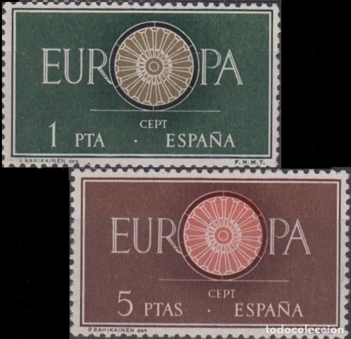 Bonecas Modernas: Espa&ntilde;a. A&ntilde;o 1960, Edifil 1294/95**. ''Europa-CEPT&rdquo;./ Nuevos, sin fijasellos. MNH.