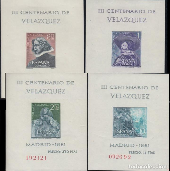Bonecas Modernas: Espa&ntilde;a. A&ntilde;o 1961, Edifil 1344/47 HB**. ''III Cent. de la Muerte de Vel&aacute;zquez&rdquo;./ Nuevos.