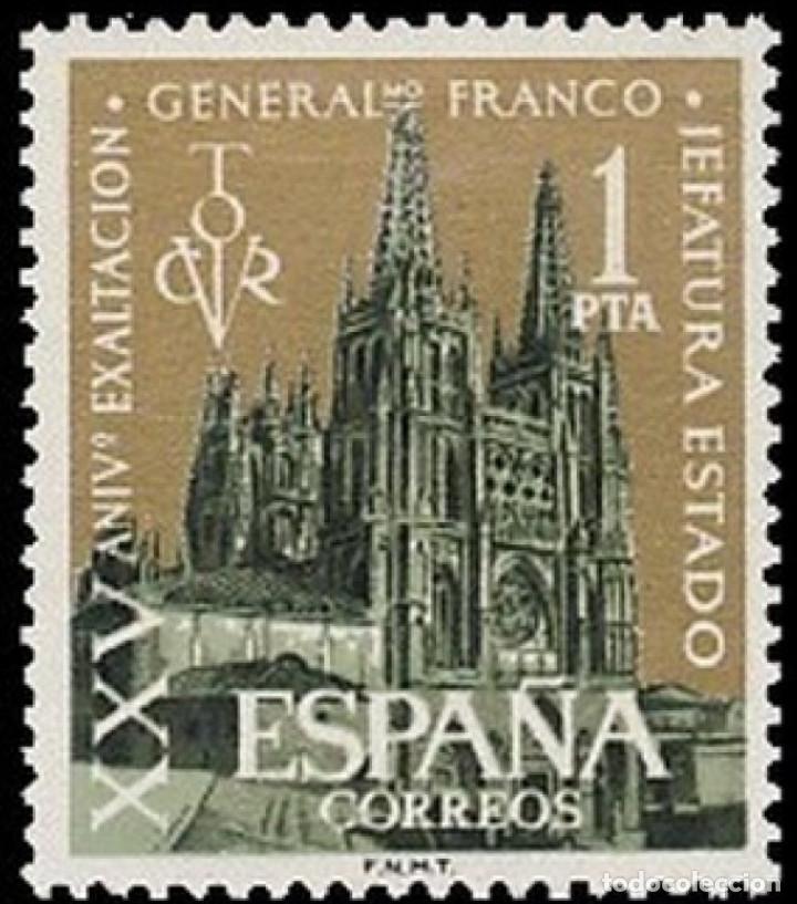 Bonecas Modernas: Espa&ntilde;a. A&ntilde;o 1961, Edifil 1373**. ''Exaltaci&oacute;n a la Jefatura del Estado''./ Nuevos, sin fijasellos.
