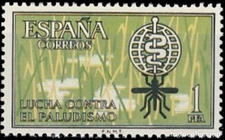Bambole Moderne: Espa&ntilde;a. A&ntilde;o 1962, Edifil 1479** ''Campa&ntilde;a Antimalaria''./ Nuevos, sin fijasellos. MNH.