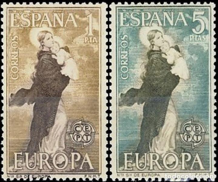 Bambole Moderne: Espa&ntilde;a. A&ntilde;o 1963, Edifil 1519/20** ''Europa-CEPT''./ Nuevos, sin fijasellos. MNH.