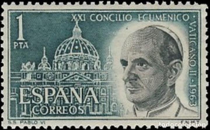 Modern Dolls: Espa&ntilde;a. A&ntilde;o 1963, Edifil 1540** ''Concilio: Pablo VI''./ Nuevos, sin fijasellos. MNH.